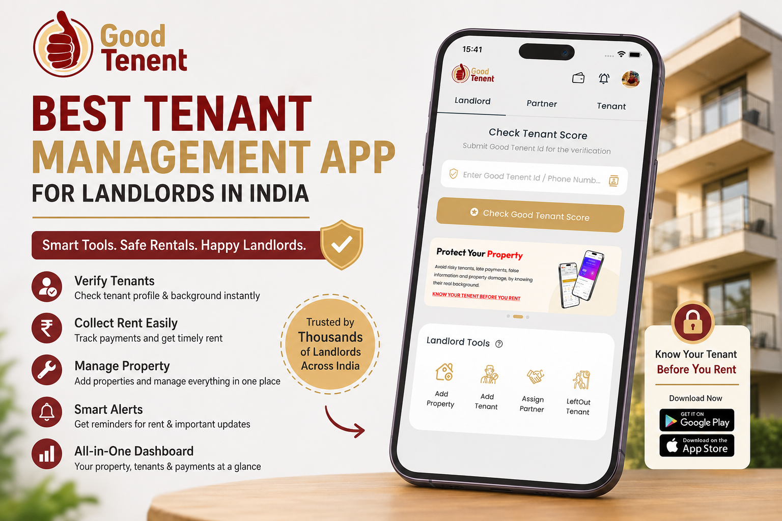 Best Tenant Management App for Landlords in India (2026)